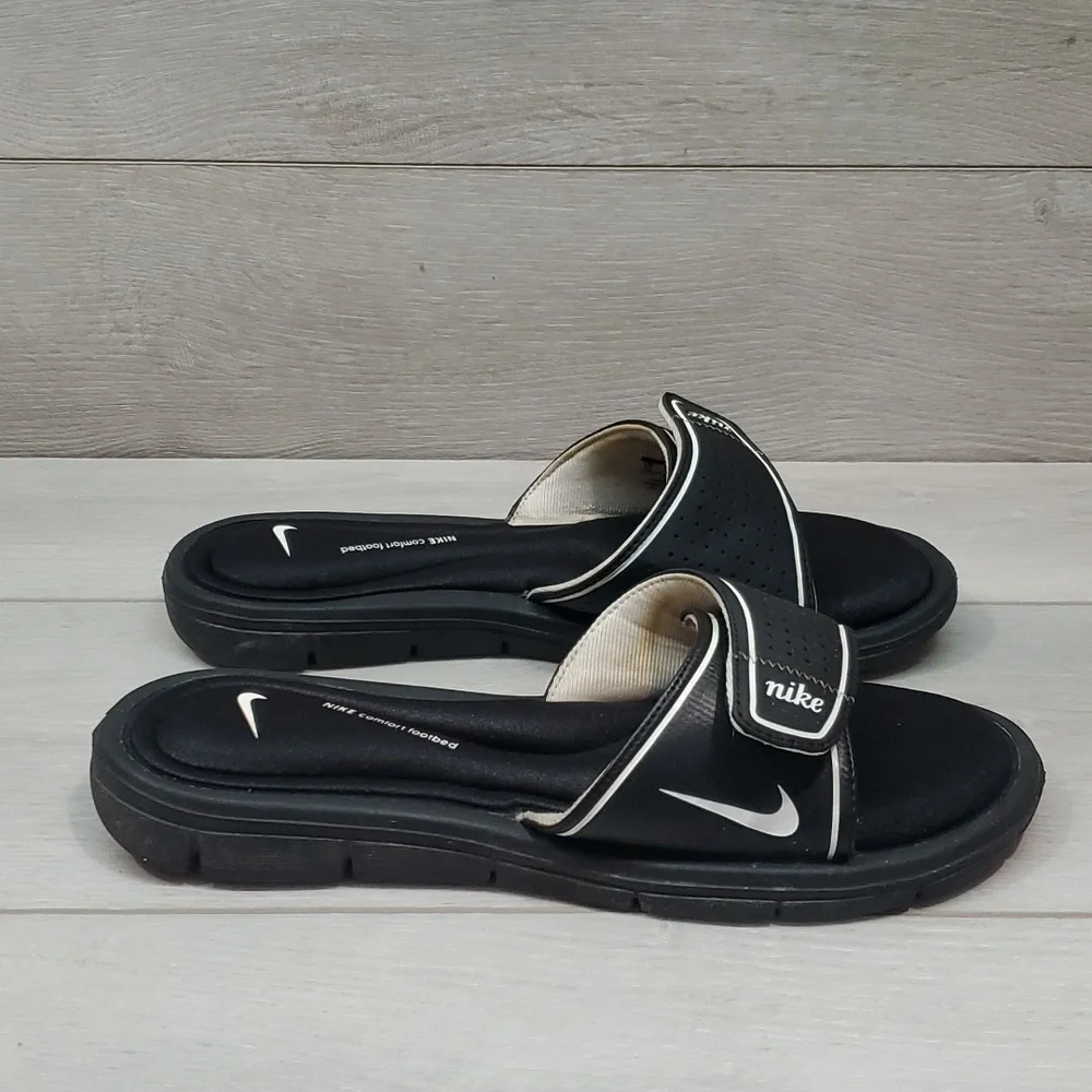 Nike Womens Comfort Footbed Sandals Slide Flats shoes sz 10